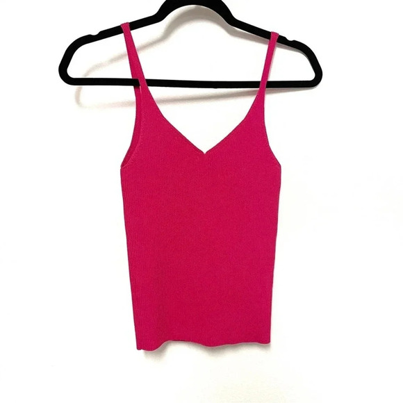 NWT Grey Lab Everyday Elevated Strappy Camisole Tank Top - Ribbed Knit Shirt - Picture 5 of 5